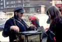 Organ grinder with parrot, London